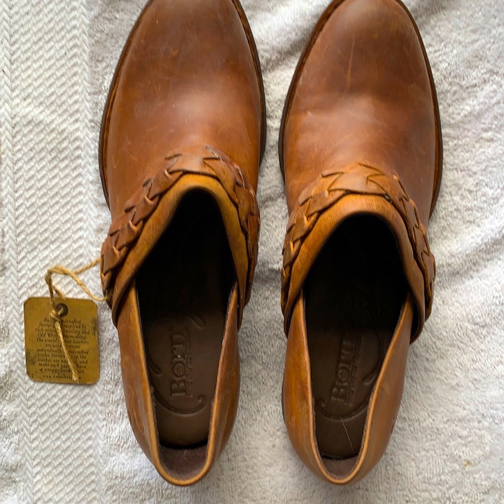 Leather boots